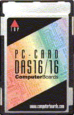 PC-CARD-DAS16/16-AO 16-channel, 100kHz 16-bit A/D, 2 16-bit D/A, 4 DIO