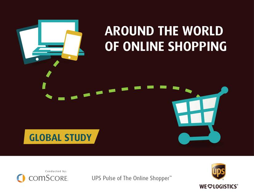 comScore Global Study Infographic: Around the World of Online Shopping