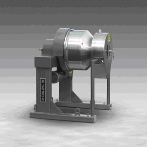 Abrasion-resistant rotary batch mini mixer