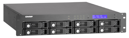 Qnap Ts-809u-rp, High Redundancy 2u Chassis 8-bay Iscsi Nas