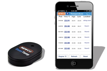 Bluetooth Low Energy Temperature Sensor Platform Brings Low Cost Smart ...