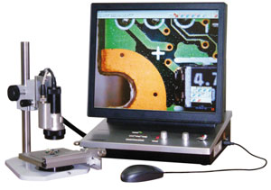 Video Microscope System Integrates Advanced Optics, Fiber Optics And CCD  Components