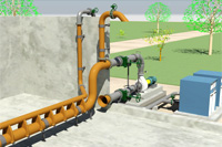 KLa Slot Injector Aeration System For CFAS Process Touch Panel Manufacturing Plant Wastewater Treatment