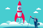 Business Rocket Ship