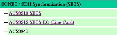SONET/SDH Synchronization (SETS) - Semtech Corporation
