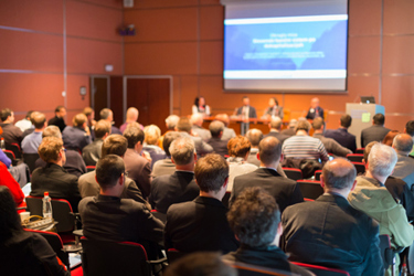 audience at conference hall-GettyImages-493958679