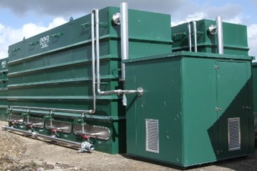 Ovivo's SAF emergency response wastewater treatment plant 1 Ovivo's SAF emergency response wastewater treatment plant 1
