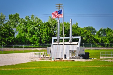 Flying the flag for almost a century, this time at the City of Washington (Indiana) where an automated Lakeside rake system cleans and clears the bar screen during storm events. Flying the flag for almost a century, this time at the City of Washington (Indiana) where an automated Lakeside rake system cleans and clears the bar screen during storm events.