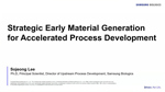 samsung material generation