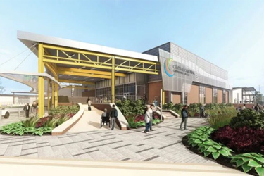 Rendering of the new Moore Center at CCCC
