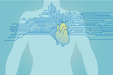 Human heart and abstract electrical circuit-GettyImages-1016152868 Human heart and abstract electrical circuit-GettyImages-1016152868