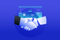 AI Robot Handshake collaboration-GettyImages-2191345833