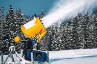 Artificial Snow At Beijing Olympics Takes Toll On Source Water, Environment snowmaking_Getty-1205312633
