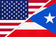 USA Puerto Rico Flag