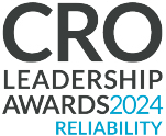 2024 Clinical Leader CRO Leadership Awards Reliability Logo