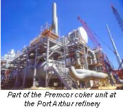 Premcor starts up new coker unit at Port Arthur refinery