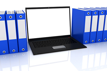 paper to digital folder files iStock-997004372