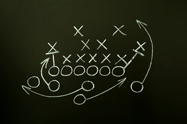 Sport-Football-Team-Play-Diagram-iStock-122040763