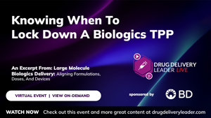 Knowing When To Lock Down A Biologics TPP