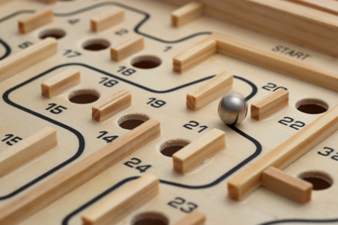 Wooden Box Marble Game Wooden Box Marble Game