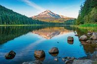 Hidden Aquifer Could Change How And Where We Search For Water Trillium Lake and Mount Hood Oregon-GettyImages-1139773685
