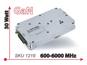 600-6000 MHz 30 W GaN Module: SKU 1219 600-6000 MHz 30 W GaN Module: SKU 1219