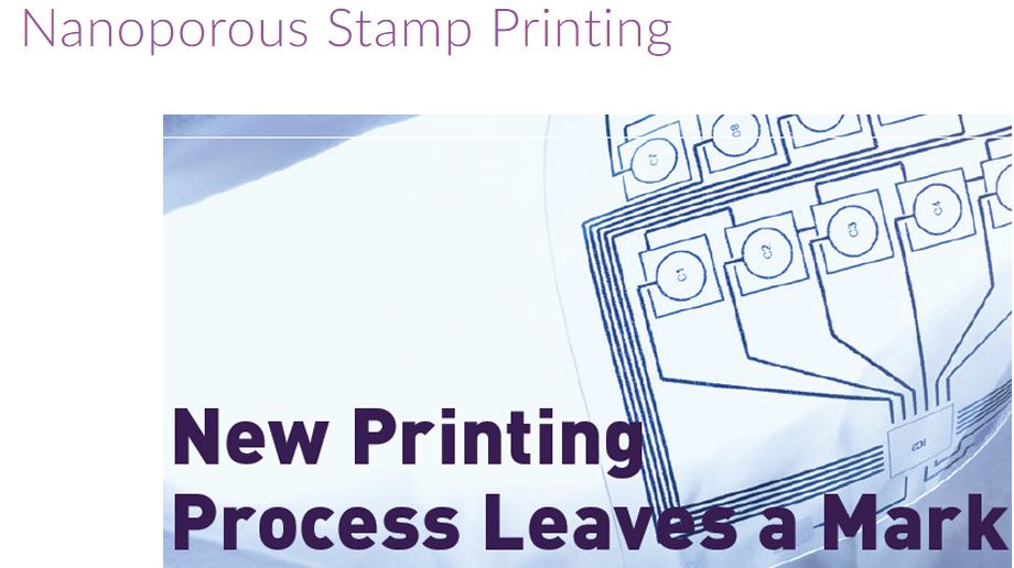 Nanoporous Stamp Printing