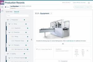 Modern MES Software For Drug Manufacturing MasterControl MES