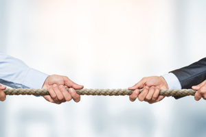 The Downside Of Competition Between Network And Security Teams Competition Rope Pulling