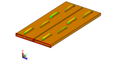 waveguide slotted efficiency determining arrays radiation patterns