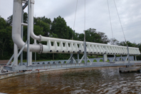 Skid-Mounted Aeration Systems: One Solution For Different Problems Wet Installed Removable Slot Injector™ Aeration System being Dropped-In_