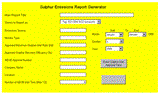 Sulfur Emissions Report Generator (SERG)