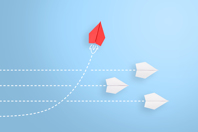 The War On Paper: A Corrective Action Plan For Going Paperless change-concepts-with-red-paper-airplane-leading-among-white-istock-1248011917