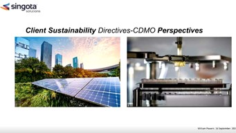 Singota - CDMO Perspectives Splash Singota - CDMO Perspectives Splash