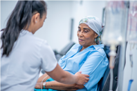 Advancing Development Of New Oncology Therapies GettyImages-1332585814 oncology patient nurse