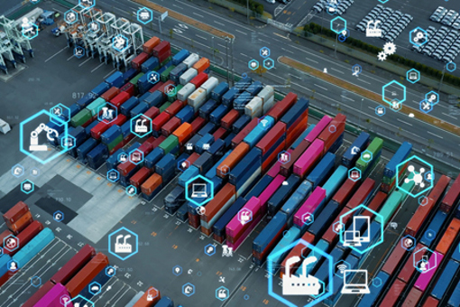 Smart logistics, Communication network, Digital transformation-GettyImages-1465159303