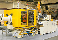 Husky's Hylectric 120 in-mold labeling system will be among the several systems on display at the company's booth (South Hall, 2132) at this year's NPE.