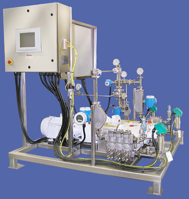 Quad-Feed Sonolator Homogenizer Systems