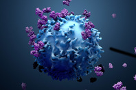 proteins with lymphocytes , t cells or cancer cells GettyImages-1138937146