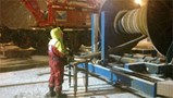 Spooling Wire in Mongstad Base