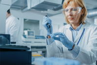 Understanding The Gene Therapy Manufacturing Process iStock-1140779660-drug-development-lab