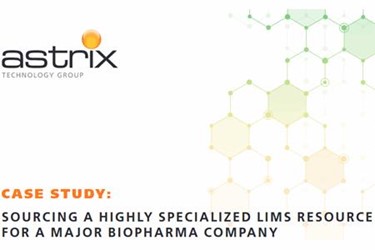 Sourcing A Highly Specialized LIMS Resource For A Major Biopharma Company Sourcing A Highly Specialized LIMS Resource For A Major Biopharma Company