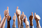 Thumbs up, approval-GettyImages-155076379