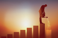 Growing Steps Trending Up