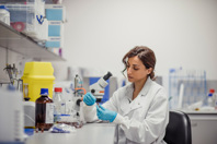 Scientist in lab GettyImages-872025342