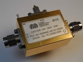 500 MHz – 40 GHz Ultra-Wideband Low Noise Amplifier: Model PEC-42-500M40G-20-12-292MM 500 MHz – 40 GHz Ultra-Wideband Low Noise Amplifier: Model PEC-42-500M40G-20-12-292MM