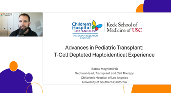 Advances In Pediatric Transplant: T-Cell Depleted Haploidentical Experience Advances In Pediatric Transplant: T-Cell Depleted Haploidentical Experience