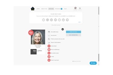 Members are matched to others with similar requirements Members are matched to others with similar requirements