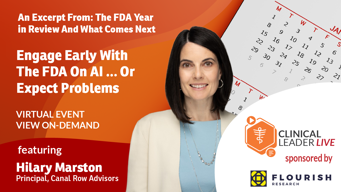 Engage Early With The FDA On AI … Or Expect Problems