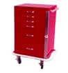 Harloff Model 6140 6 Drawer Standard Value Line Emergency Cart Package with Breakaway Lock Harloff Model 6140 6 Drawer Standard Value Line Emergency Cart Package with Breakaway Lock
